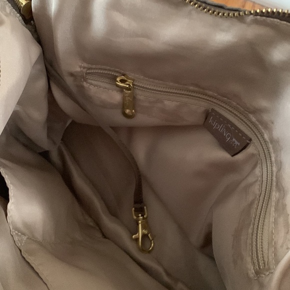 Kipling Dolan Convertible Satchel- Taupe - Picture 4 of 8